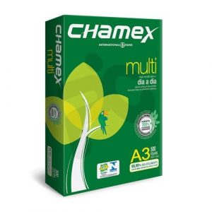 PAPEL RESMA CHAMEX A3 500 HOJAS 75GRS 297MM X420MM