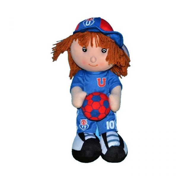 MUÑECO PELUCHE U.DE CHILE 33CMS ALGODÓN/FIBRA SINTÉTICA