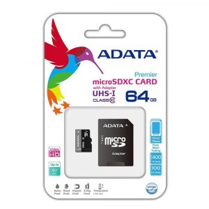 MEMORIA MICROSD 64G ADATA +ADAPTADOR SD CLASE 10