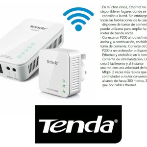 KIT TENDA PLC POWERLINE P200+PW201A WIFI