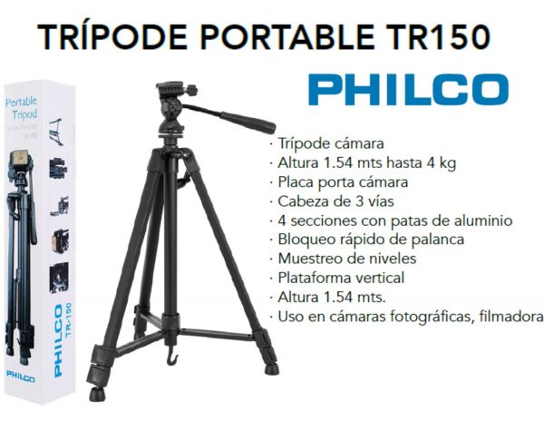 TRIPODE PHILCO TR-150 1.54 4KG