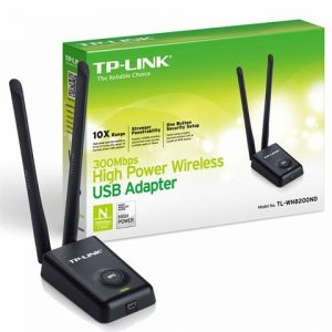 ADAPTADOR INALAMBRICO TP-LINK WN8200ND DE ALTA POTENCIA 2 ANTENAS