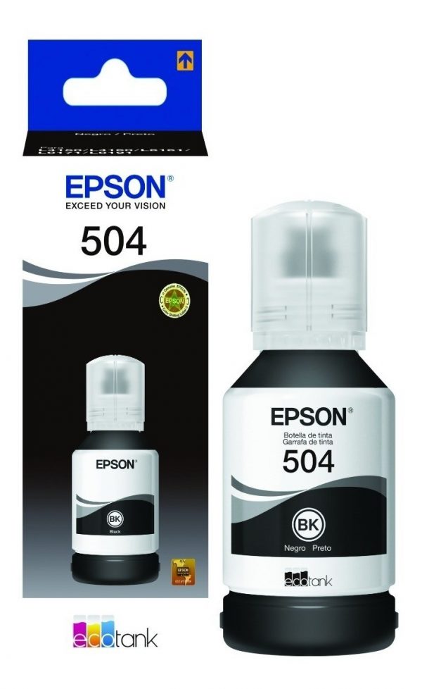 TINTA EPSON T504120 NEGRO 127ML.