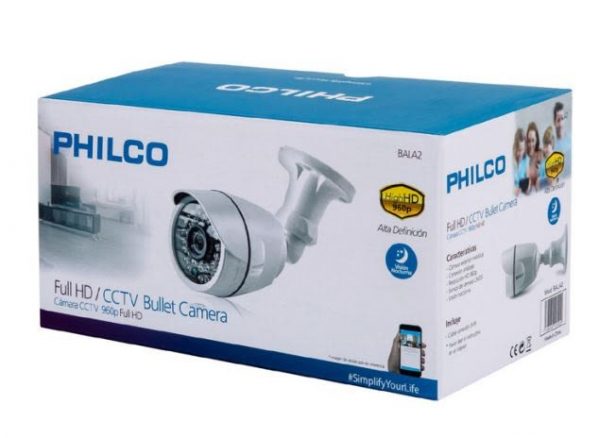 CAMARA PHILCO BALA2 FULL HD CCTV 960P 60PLCBALA2