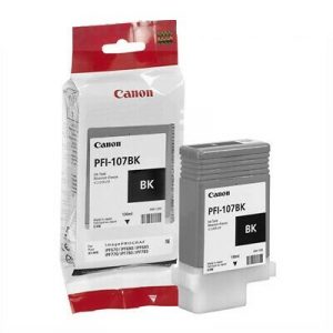 CARTUCHO CANON PFI-107 BK NEGRO 130ML