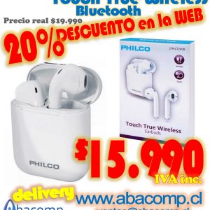 touch true wireless earbuds philco